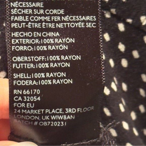 Urban Outfitters - Black and White Polka Dot Romper Size 4 - Picture 6 of 7